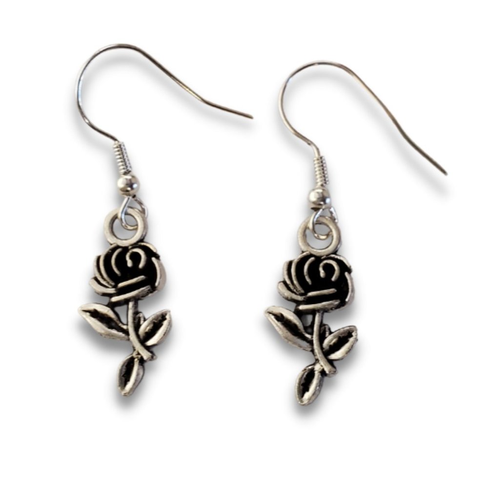 Antique Silver Tone Earrings